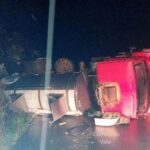 Caminhão Leiteiro tomba na RO 473 entre Urupá e Teixeirópolis