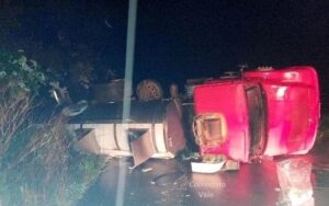 Caminhão Leiteiro tomba na RO 473 entre Urupá e Teixeirópolis