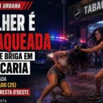 Mulher é esfaqueada durante briga em tabacaria na madrugada deste sábado (25) em Alta Floresta d’Oeste