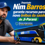 Deputado Nim Barroso garante recursos para novo ônibus da saúde de Ji-Paraná