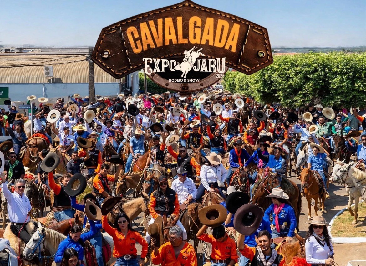 Jaru vai parar neste sábado: Cavalgada da ExpoJaru promete arrastar 6 mil cavaleiros pelas ruas da cidade