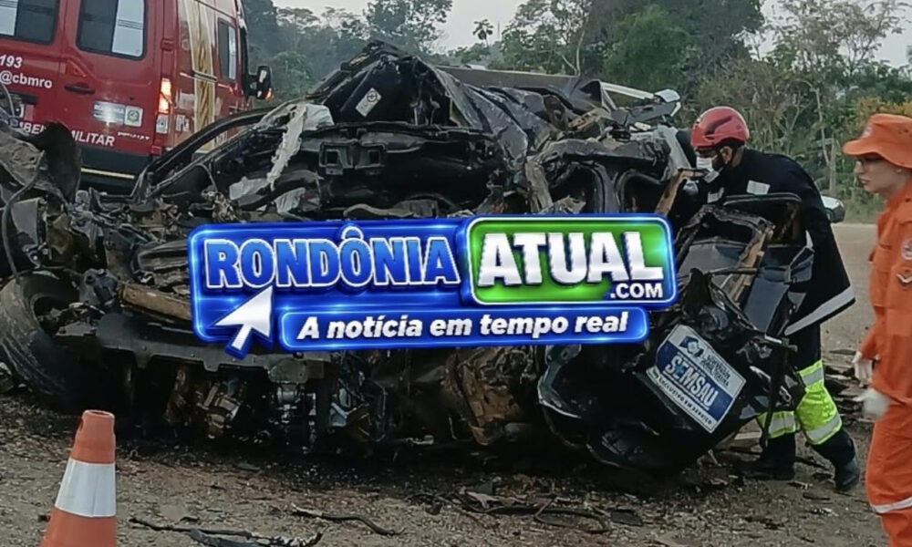 🚨 TRAGÉDIA NA BR-364: COLISÃO ENTRE  PICAPE E CARRETA DEIXA MORTOS ENTRE OURO PRETO E JI-PARANÁ 