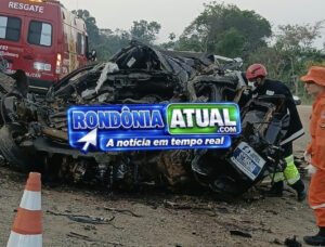 🚨 TRAGÉDIA NA BR-364: COLISÃO ENTRE  PICAPE E CARRETA DEIXA MORTOS ENTRE OURO PRETO E JI-PARANÁ 