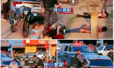ASSISTA AO VÍDEO: Dois criminosos são baleados após confronto com a Força Tática durante perseguição na zona Sul