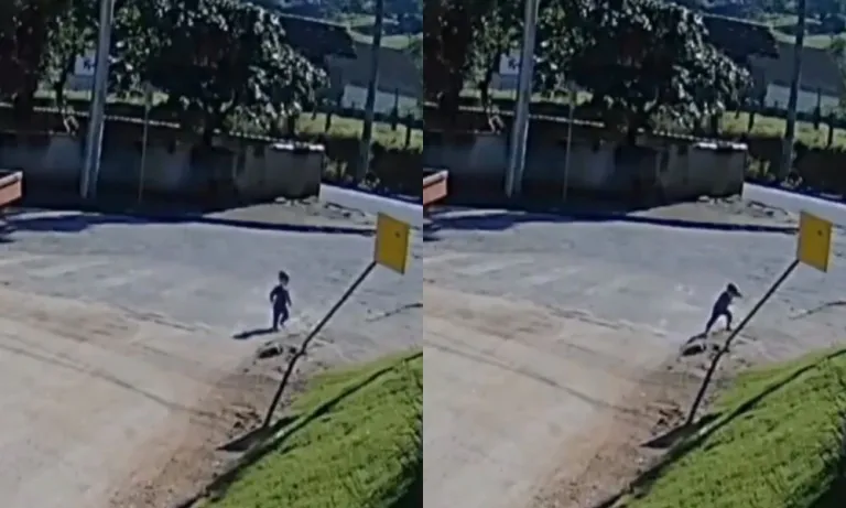 VEJA: Bebê de 1 ano e meio foge de creche e caminha sozinho até trabalho da mãe em SC