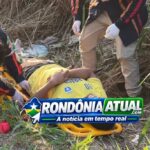 Engavetamento com quatro veículos deixa duas pessoas feridas durante carreata política em Ji-Paraná