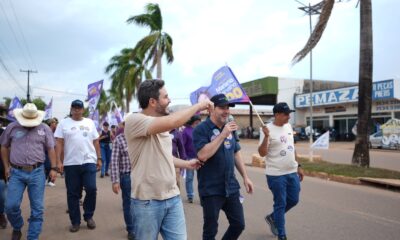 Em Alto Paraíso, Maurício Carvalho destaca resultados do mandato e recebe apoio durante caminhada