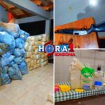 Forças de segurança de Rondônia e Acre apreenderam cerca de três toneladas de drogas e prenderam quatro pessoas