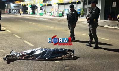 Homem sofre mal súbito, cai no meio da rua e morre no centro de Porto Velho