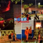 URGENTE: Incêndio de grandes proporções em galpão ameaça comércio na zona leste de Porto Velho; Assista ao vídeo