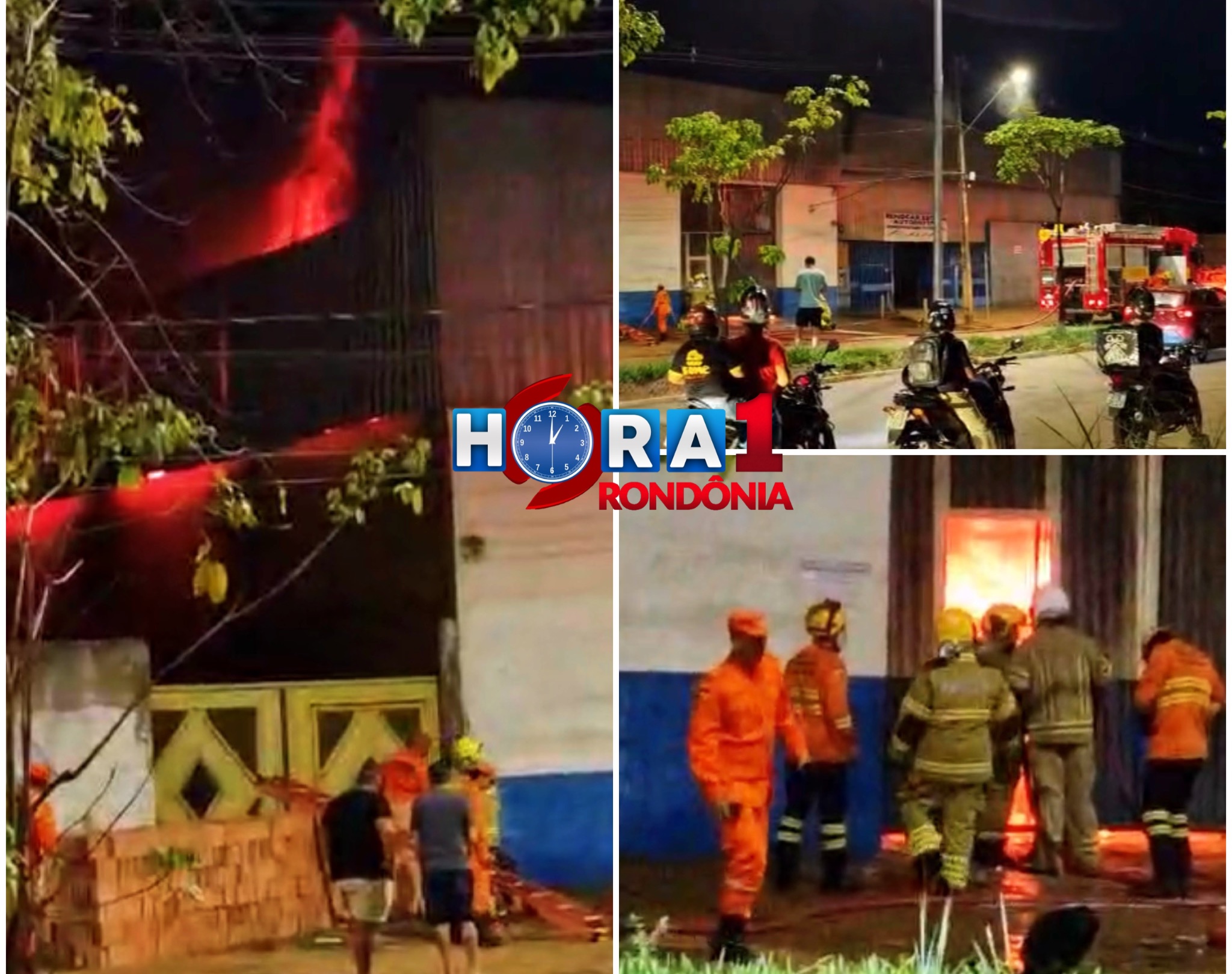 URGENTE: Incêndio de grandes proporções em galpão ameaça comércio na zona leste de Porto Velho; Assista ao vídeo